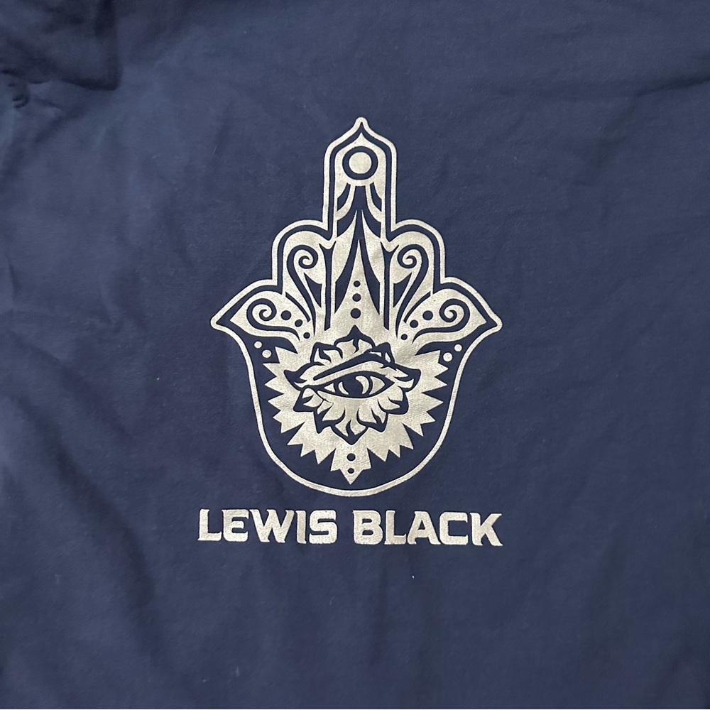 Rare Comedian Lewis Black The Naked Truth Tour Full Zip Hoodie Size Large